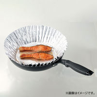 クッキングシート アルミ箔 フライパンを汚さない 28cm用 シリコーン樹脂加工 1個（15枚入）パール金属