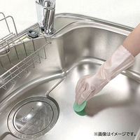 キッチンスポンジ サッとつかえる重曹パッド 掃除用スポンジ 使い捨て 洗剤不要 グリーン 1パック（15個入）ワイズ