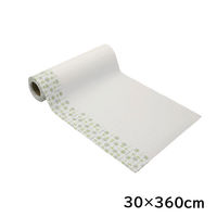 防虫・抗菌加工 食器棚シート 汚れ防止 30×360cm 白い花 日本製 1個 ワイズ