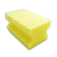 そうじの神様 カッチコチブラシ 頑固汚れ 焦げ専用 キッチン用ブラシ イエロー 日本製 1個 KBセーレン