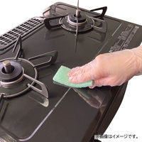 キッチンスポンジ 使い捨て 不織布クリーナー セスキ しつこい油汚れに 5×10cm グリーン 1パック（30個入）オカザキ