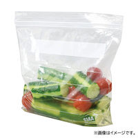 フリーザーバッグ マチ付き パチット 保存袋 冷蔵・冷凍 電子レンジ解凍可 抗菌 Wジッパー式 M 1箱（15枚入）ファイン