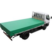 ユタカメイク シート トラックシート帆布 平張り 受注生産品 5×12m HH-512 1枚 608-9310（直送品）