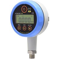 高精度デジタル圧力計 KDM30 ゲージ圧 外部電源駆動(24V) 青 RS232C出力 KDM30ALPHA-5MPAG-M-BL-R（直送品）
