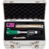 新潟精機 SK デジタル三点マイクロメータ 測定範囲62~75mm QEM3385-6275TP 1台 664-4925（直送品）