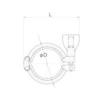 コンサス 304 2H 中・高圧クランプ 4S Z2H-40S 1個 511-3767（直送品）