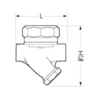 テイエルブイ TLV ディスク・スチームトラップ A3NーRcー20ーFCD450 (ねじ込み) 1個 543-3760（直送品）