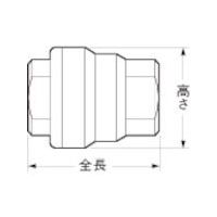 テイエルブイ TLV スプリングディスク式逆止弁 CK3MーRcー25ーCF8 (ねじ込み) 1個 555-2280（直送品）