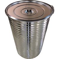 スギヤマゲン 真空保管容器 ハイバキューム缶・キミツ 200L 200-SS 1缶 554-2465（直送品）