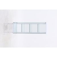 不二貿易 レグラス コレクションケース スタンド 4段 ミラータイプ WH 95851 1台 602-4169（直送品）