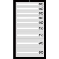 大阪製罐 OS ライトキャビネット軽量型(5型)(ブラック&シルバー) 5-1211-BS 1台 654-7811（直送品）