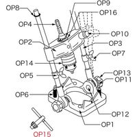 スターエム ドリルスタンド チャックハンドル 50A-OP15 1個 684-2456（直送品）