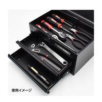 ワールドツール アストロプロダクツ AP コンパクトツールボックス2段 マットブラック CTB142 2003000011425 1個（直送品）