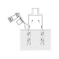 コンセック Hakken ドレッシングパウダ(M) DP-M 1個 687-8513（直送品）