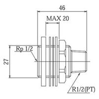 福井 OK613 ユニット継手調整式 13 1個（直送品）