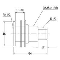 福井 OK619A ユニット水切金具 13 1個（直送品）