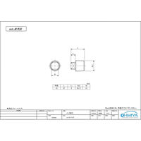 福井 OK946 メッキプラグ 13四角頭 1個（直送品）