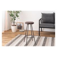 東谷 PC-19BR ハイスツール ブラウン 1個（直送品）