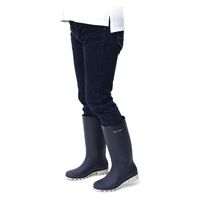 阪神素地 阪神 LB8132 レインロングブーツ M 紺 1足（直送品）