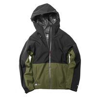 Makku(マック) ジョイント3in1ジャケット ブラック×カーキ LL AS-1300 1着（直送品）