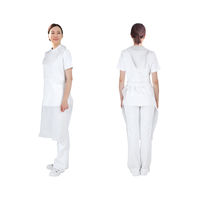 メディコムジャパン セーフベーシック プラスチックエプロン ホワイト SFBGGW5683 袖なし　ポリエチレン　使い捨て　感染対策　1箱(50枚入)