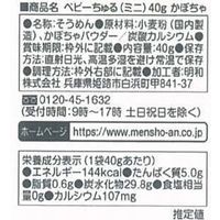 赤ちゃんそうめん ベビーちゅる ミニ かぼちゃ 1セット（1袋（40g）×10）　離乳食　5か月頃から幼児期まで