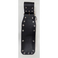 コヅチ work time 3連チェーン 折込鋸2段差 床皮サック ブラック CH-07BK 1個（直送品）