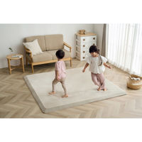 アイリスオーヤマ ラ・クッションラグ つまずきにくいラグ ベージュ ACRNS-1818 1枚（直送品）