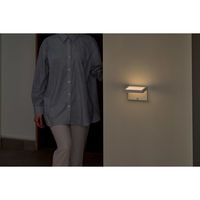 アイリスオーヤマ 乾電池式LEDセンサーライト パネルウォールタイプ BSL-BMSP 1個（直送品）