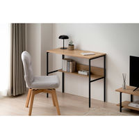 アイリスオーヤマ リビングデスク ナチュラル/ブラック HLVD-800 1台（直送品）