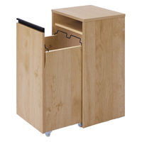 アイリスオーヤマ 引き出し分別ダストワゴン ナチュラル/ブラック HDW-350 1台