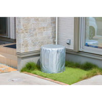 アイリスオーヤマ タイヤカバー シルバー TE-600ER 1枚（直送品）