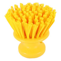 カンダ 丸型ハンドブラシ イエロー1310-YL 4943984500585 1個（直送品）