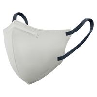 アイリスオーヤマ デイリーフィットマスク フィルタープラス ふつう ニュアンスグレー×ナイトブルー　立体型　バイカラー　1箱(20枚入)