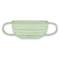アイリスオーヤマ 美フィットマスク ふつう ピスタチオ　PK-B7MXA　プリーツ カラーマスク　不織布　使い捨て1パック(7枚入)