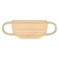 アイリスオーヤマ 美フィットマスク ふつう シルクベージュ　PK-B7MSB プリーツ　1パック(7枚入)