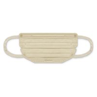 アイリスオーヤマ 美フィットマスク ふつう ペールベージュ　PK-B7MXQ プリーツ　1パック(7枚入)