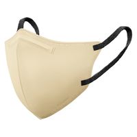 アイリスオーヤマ デイリーフィットマスク フィルタープラス ふつう シルクベージュ×ブラック 立体型　1箱(20枚入)