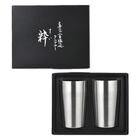 カンダ 1003689「粋」真空Wステンタンブラー(320ml)ペアセット 4975192082980 1個（直送品）