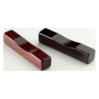 ヤマコー 木製箸置 漆仕上げ 黒檀 9146 1個（直送品）