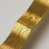 ヤマコー 真鍮・ベントカトラリーレスト 木目柄 1連 15615 1個（直送品）