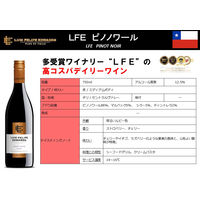 チリ ルイスフェリペエドワーズ ピノノワール 赤ワイン ミディアムボディ 750ml 1本　三菱食品