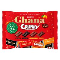ガーナ＆クランキーシェアパック 4種アソート 約32枚入 1セット（1個×2） ロッテ チョコレート 個包装 お配り