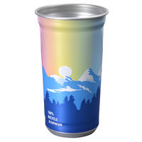 ストリックスデザイン リサイクルアルミドリンクカップ タイム 1箱（2個入）