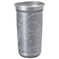 ストリックスデザイン リサイクルアルミドリンクカップ ライン 1箱（2個入）