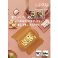 シービージャパン スチームケース+トレイ アーモンド 4573306863342 1個