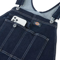 コーコス信岡 ストレッチシルキーデニムオーバーオール ライトインディゴ XS D-689 1着（直送品）