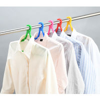 カワタキコーポレーション カラフルスライドグリップハンガー 5本組 1個