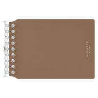 マルマン ミニサイズくるっとリングセット バインダー ブラウン FMR9SETA-07 1セット（1冊×3）