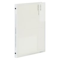 マルマン B5 バインダー クリーントーン スリム ホワイト F019-06 1セット（1冊×3）